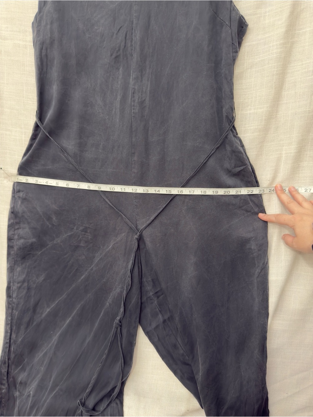 Ettitude sateen jumpsuit in onyx - Picture 11 of 12